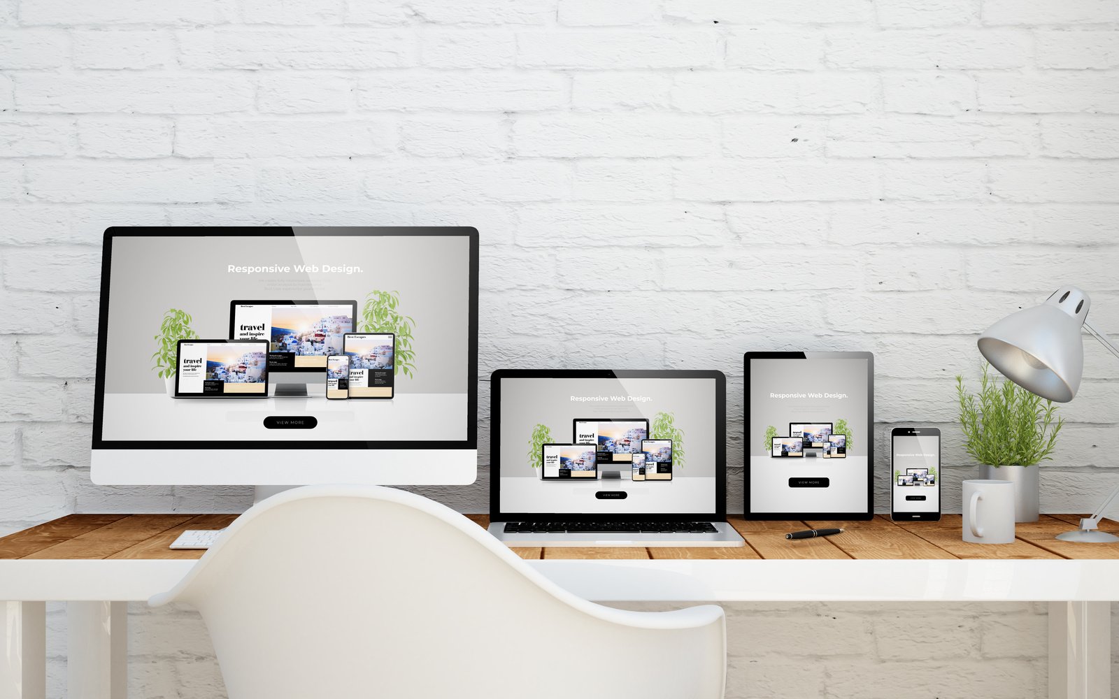 Multidevice Desktop Web Responsive Design